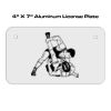 4 X 7 Aluminum License Plate  Thumbnail