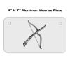 4 X 7 Aluminum License Plate  Thumbnail
