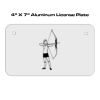 4 X 7 Aluminum License Plate  Thumbnail