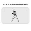 4 X 7 Aluminum License Plate  Thumbnail