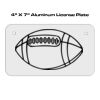 4 X 7 Aluminum License Plate  Thumbnail