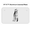4 X 7 Aluminum License Plate  Thumbnail