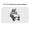 4 X 7 Aluminum License Plate  Thumbnail