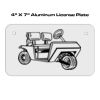 4 X 7 Aluminum License Plate  Thumbnail