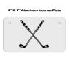 4 X 7 Aluminum License Plate  Thumbnail