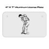 4 X 7 Aluminum License Plate  Thumbnail