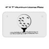 4 X 7 Aluminum License Plate  Thumbnail