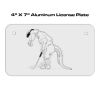 4 X 7 Aluminum License Plate  Thumbnail