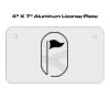 4 X 7 Aluminum License Plate  Thumbnail