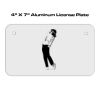 4 X 7 Aluminum License Plate  Thumbnail