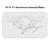 4 X 7 Aluminum License Plate  Thumbnail