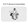 4 X 7 Aluminum License Plate  Thumbnail