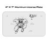 4 X 7 Aluminum License Plate  Thumbnail