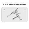 4 X 7 Aluminum License Plate  Thumbnail