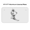 4 X 7 Aluminum License Plate  Thumbnail