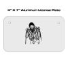4 X 7 Aluminum License Plate  Thumbnail