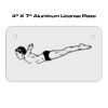 4 X 7 Aluminum License Plate  Thumbnail