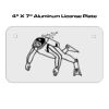 4 X 7 Aluminum License Plate  Thumbnail