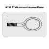 4 X 7 Aluminum License Plate  Thumbnail
