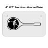 4 X 7 Aluminum License Plate  Thumbnail