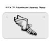 4 X 7 Aluminum License Plate  Thumbnail
