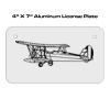 4 X 7 Aluminum License Plate  Thumbnail