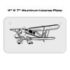 4 X 7 Aluminum License Plate  Thumbnail