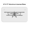 4 X 7 Aluminum License Plate  Thumbnail