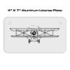 4 X 7 Aluminum License Plate  Thumbnail