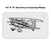 4 X 7 Aluminum License Plate  Thumbnail