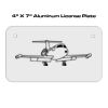 4 X 7 Aluminum License Plate  Thumbnail