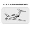 4 X 7 Aluminum License Plate  Thumbnail