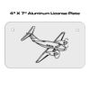 4 X 7 Aluminum License Plate  Thumbnail