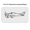 4 X 7 Aluminum License Plate  Thumbnail