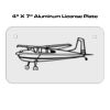4 X 7 Aluminum License Plate  Thumbnail