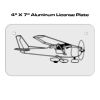4 X 7 Aluminum License Plate  Thumbnail