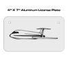 4 X 7 Aluminum License Plate  Thumbnail