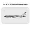 4 X 7 Aluminum License Plate  Thumbnail