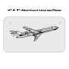 4 X 7 Aluminum License Plate  Thumbnail