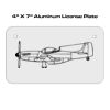 4 X 7 Aluminum License Plate  Thumbnail