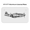 4 X 7 Aluminum License Plate  Thumbnail