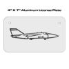 4 X 7 Aluminum License Plate  Thumbnail