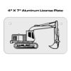 4 X 7 Aluminum License Plate  Thumbnail