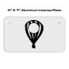 4 X 7 Aluminum License Plate  Thumbnail