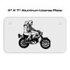 4 X 7 Aluminum License Plate  Thumbnail