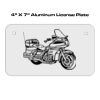 4 X 7 Aluminum License Plate  Thumbnail