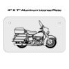 4 X 7 Aluminum License Plate  Thumbnail