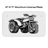 4 X 7 Aluminum License Plate  Thumbnail