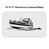 4 X 7 Aluminum License Plate  Thumbnail
