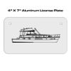 4 X 7 Aluminum License Plate  Thumbnail